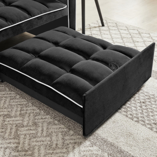 3-in-1 Convertible Sofa Bed Chair – Adjustable Backrest, Fold-Out Sleeper, & Chaise Lounge