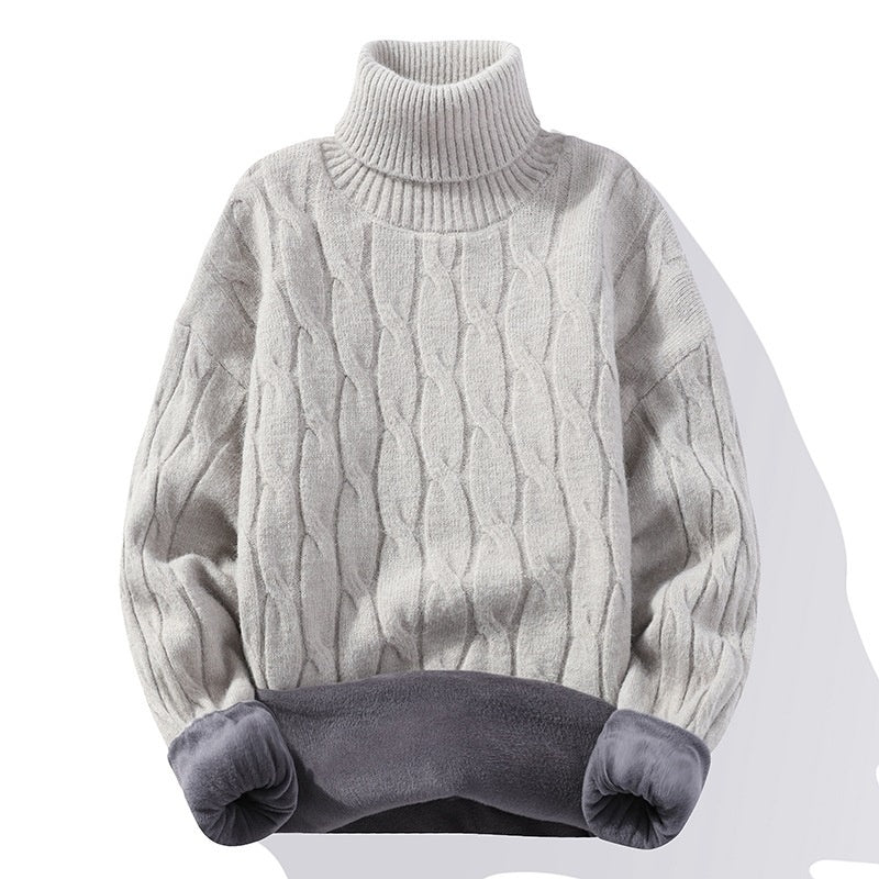 High Neck Velvet Thickening Thermal Sweater ShopWithASmile7.com
