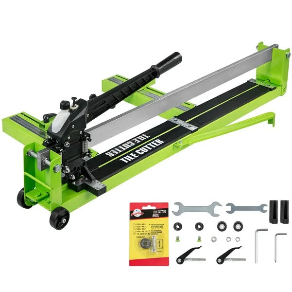 VEVOR Tile Cutter 31.5 Inch Manual Tile Cutter 1.4 Inch Tile Cutting Machine Ceramic Porcelain Tile Cutter W Laser Guide All-Steel Frame And Bonus Spare Cutter Wheels Tile Cutter Hand Tool