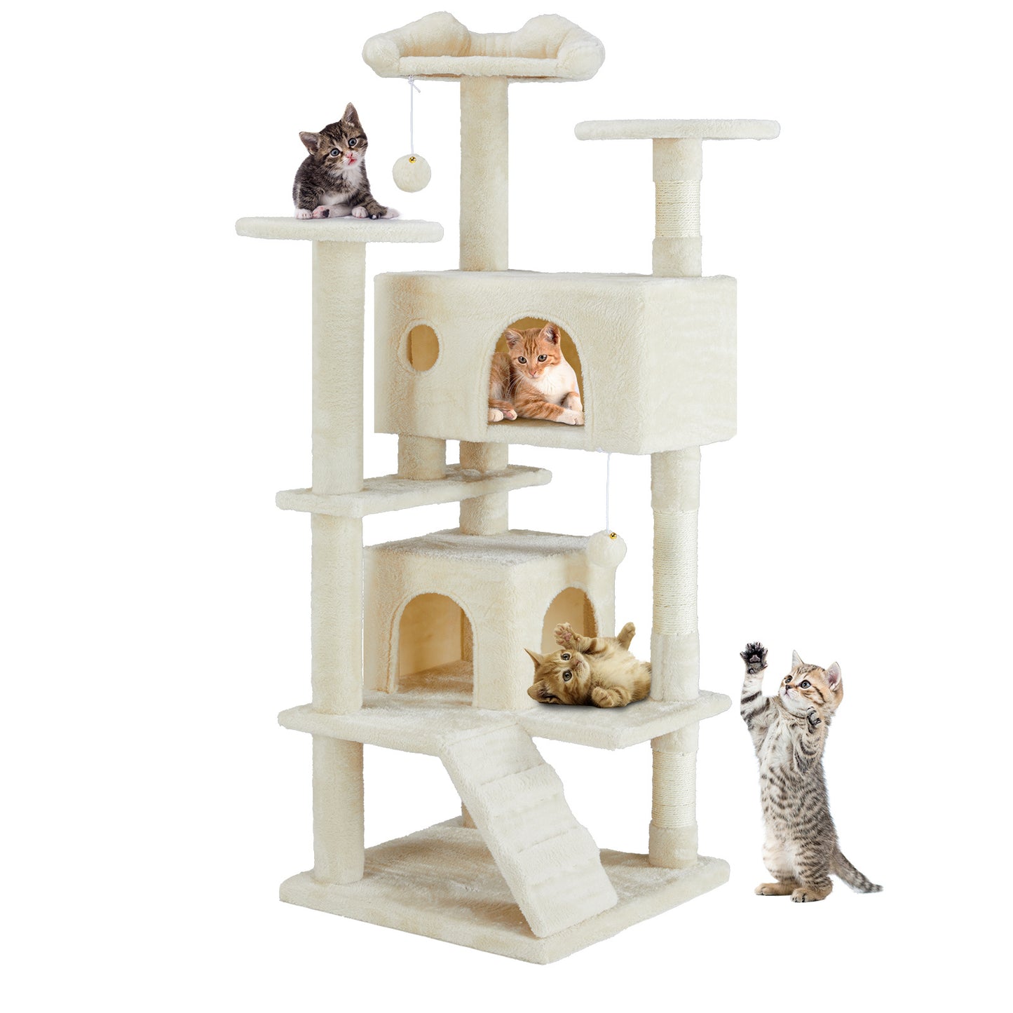 Multi Functional Cat Treehouse Cat Climbing Frame ShopWithASmile7.com