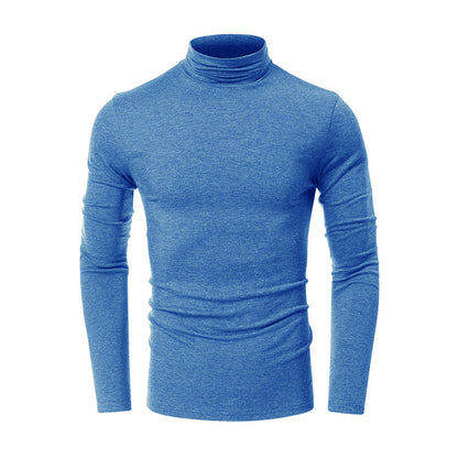 Turtleneck Men's European And American Long Sleeve T-Shirt