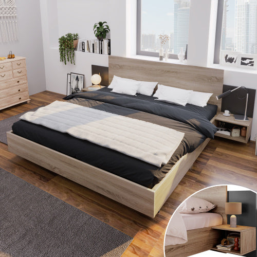 Double Bed, Wooden Bed My Store