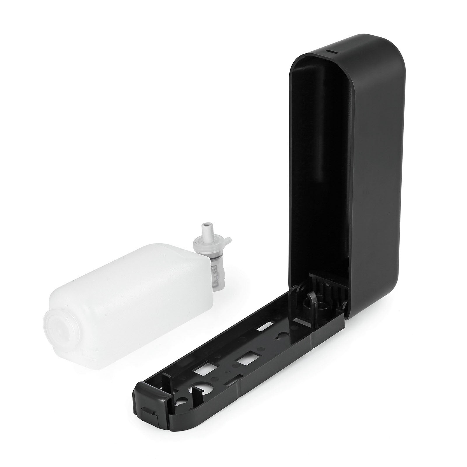300ml Manual Soap Dispenser Press ABS Wall Mounted Shower Gel Container for Home Hotel Black ShopWithASmile.com