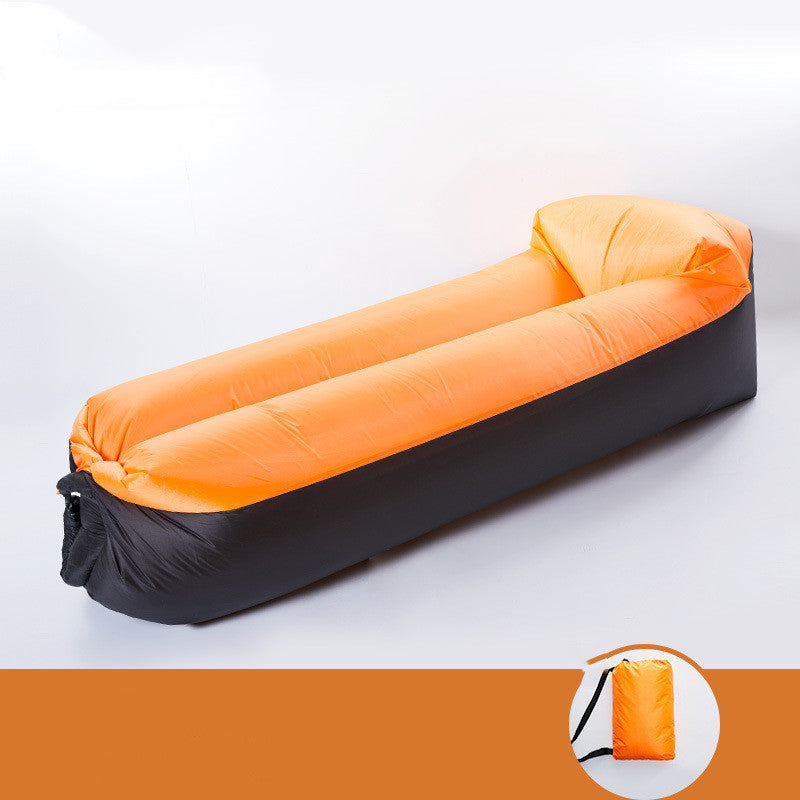 Camping Air Folding Lunch Break Net Celebrity Inflatable Mattress Lazy Sofa Recliner Single Portable Outdoor