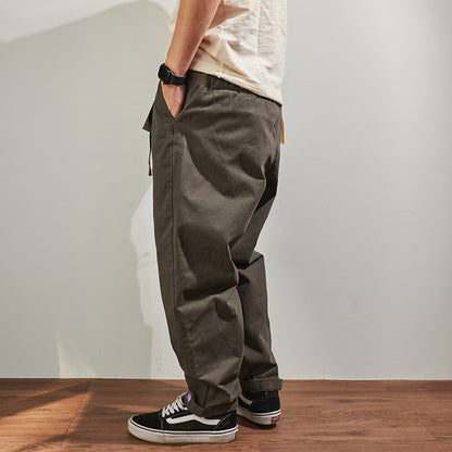 Loose Casual Pants Men's Pure Cotton Workwear Trousers
