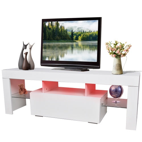 TV Stand With Storage 43 Inch LED Modern TV Media Console Entertainment Center With Drawer TV Cabinet For Living Room Bedroom ShopWithASmile7.com