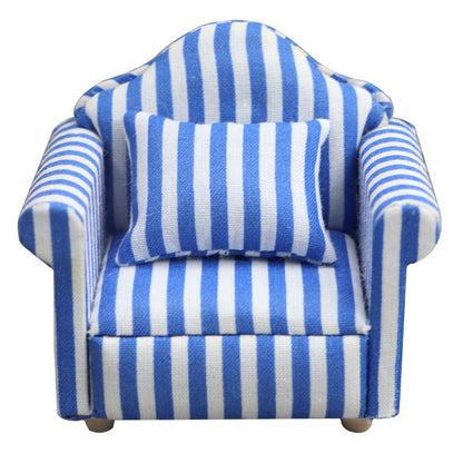 Dollhouse Mini Furniture Living Room Scene Sofa