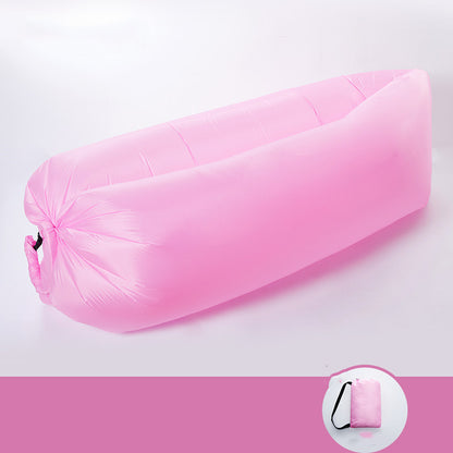 Camping Air Folding Lunch Break Net Celebrity Inflatable Mattress Lazy Sofa Recliner Single Portable Outdoor