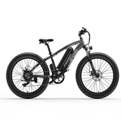 GOBEST GF600 Electric Bicycle – 1000W Motor, 26x4.0 Fat Tires, 48V Lithium Battery, 40KM/H Speed. Powerful Motar E-Bike 26