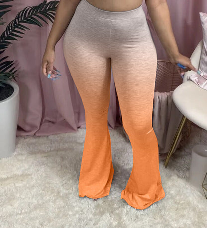 Gradient Casual Skinny Flared Trousers