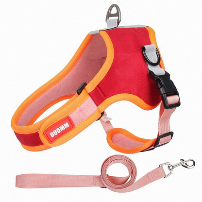 Suede Dog Harness Pet Supplies Leash ShopWithASmile.com