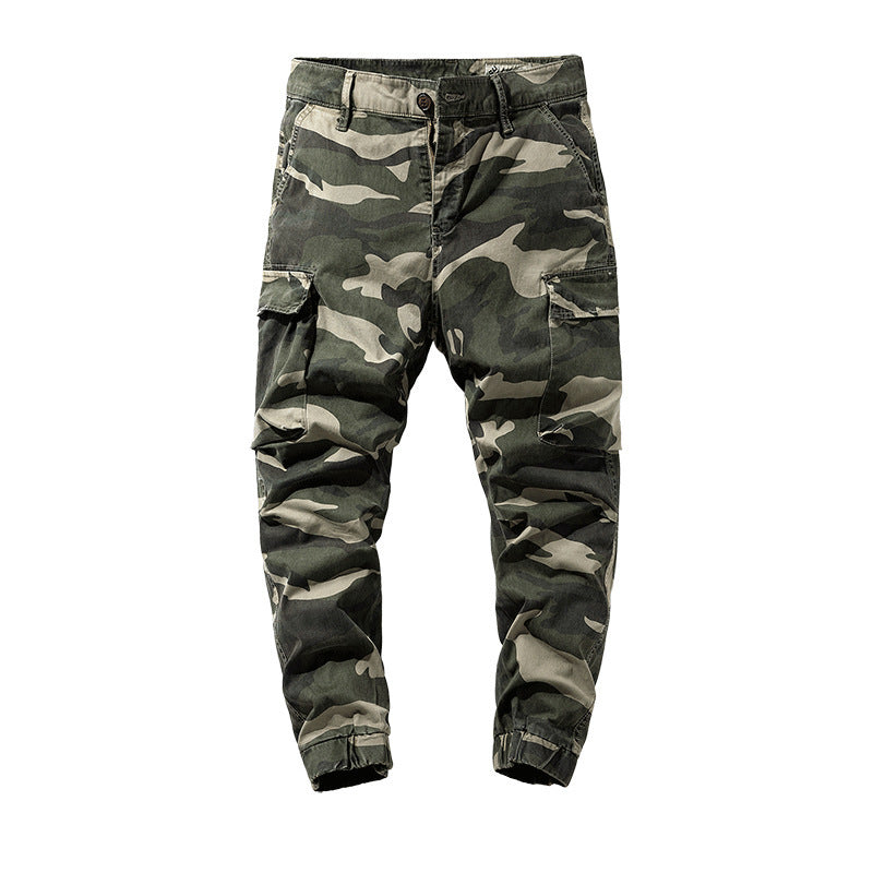Trendy Versatile Camouflage Cargo Trousers ShopWithASmile.com