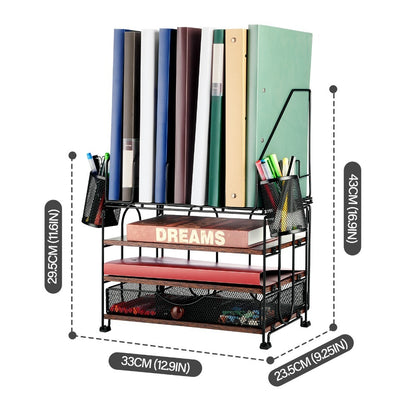 Simple Three-tier Vertical Rack. It Can Subtly Change The Corner Of The Living Room. It Can Sort And Store Debris In An Orderly Manner, Making Better Use Of Space