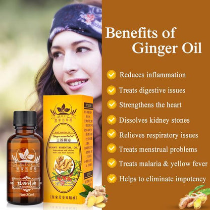 Plant Therapy Lymphatic Drainage Ginger Oil ShopWithASmile7.com