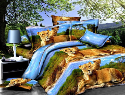New grinding 3D quilt set of four pieces