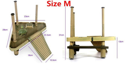 Turtle back drying platform