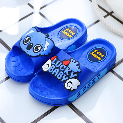 Cartoon Indoor Soft Bottom Home Parent-Child Sandals