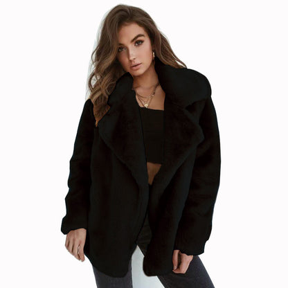Sexy Plush Lapel Comfort Slim Jacket ShopWithASmile7.com