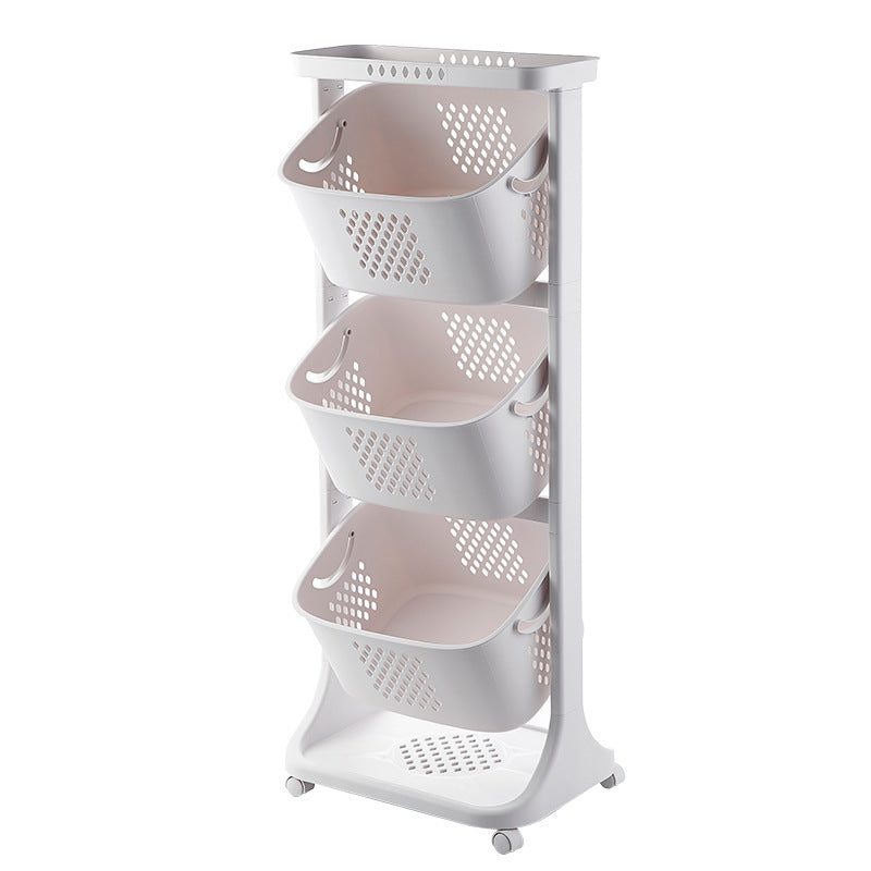 Kitchen Vegetable Storage Basket Storage Rack Plastic ShopWithASmile7.com