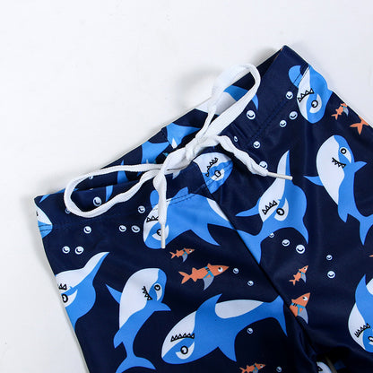 Shark sunblock quick-drying boy's swimsuit ShopWithASmile7.com