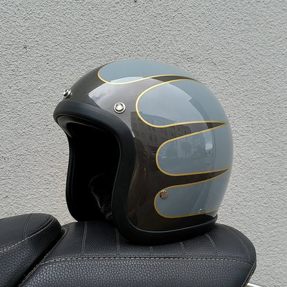 Helmet Half Helmet Retro Helmet FRP Motorcycle Helmet