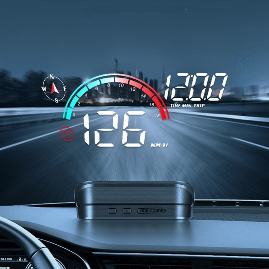 Head-Up Display Car GPS Universal Speed Compass HD Projector E-dog Version ShopWithASmile7.com