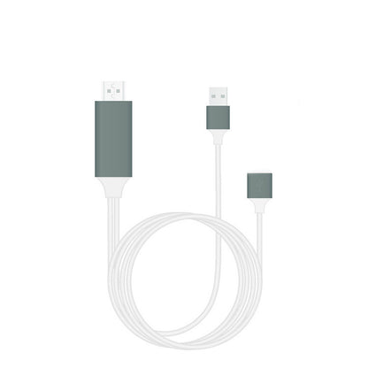 Type-C To HDMI Three In One Mobile Phone Projection Cable ShopWithASmile7.com
