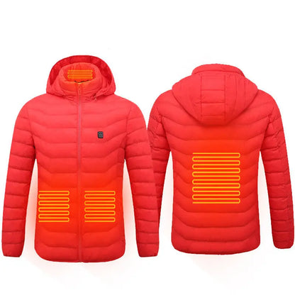 New Heated Jacket Coat USB Electric Jacket Cotton Coat Heater Thermal Clothing Heating Vest Men's Clothes Winter My Store