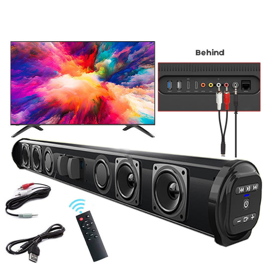 Home Theater Wireless Bluetooth Strip Audio ShopWithASmile.com