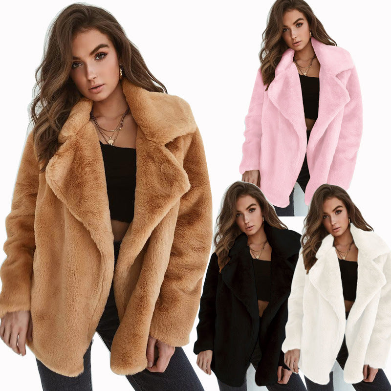 Sexy Plush Lapel Comfort Slim Jacket ShopWithASmile7.com