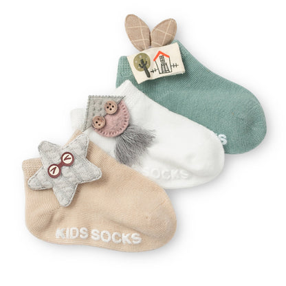 Rubber bottom antiskid baby socks ShopWithASmile7.com
