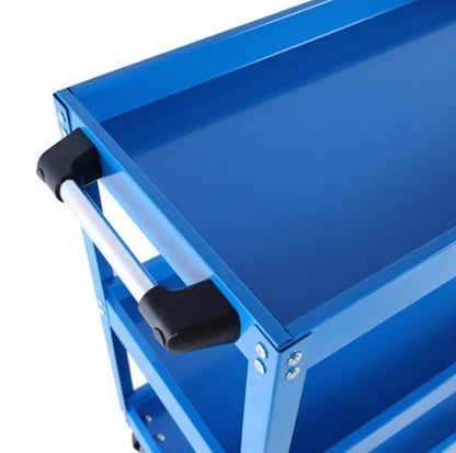 Tool Cart, 3 Tier Rolling Mechanical Tool Cart, Heavy Steel Multi-purpose Cart