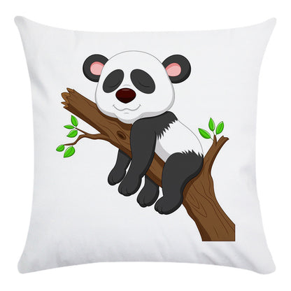 Cartoon Panda Super Soft Cotton Throwing Pillow Cover ShopWithASmile7.com