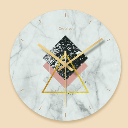 Glass wall clock