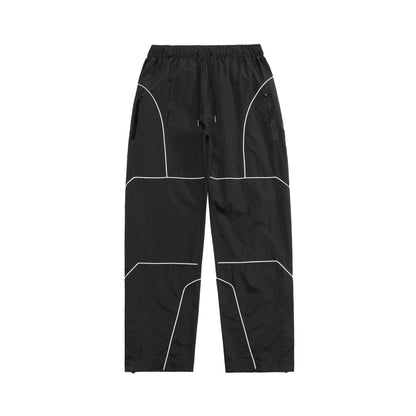 Trousers Full  Zipper Loose Casual Pants For Men And Women