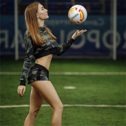 Printed women's sports suit