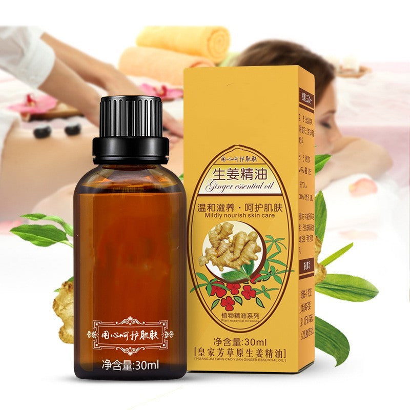 Botanical Compound Essential Oil Ginger Whole Body Massage 30ml Scraping Oil ShopWithASmile7.com