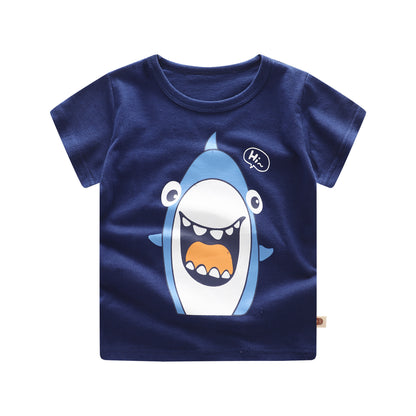 Children's Clothing Summer New Boys Short-Sleeved T-shirt ShopWithASmile7.com