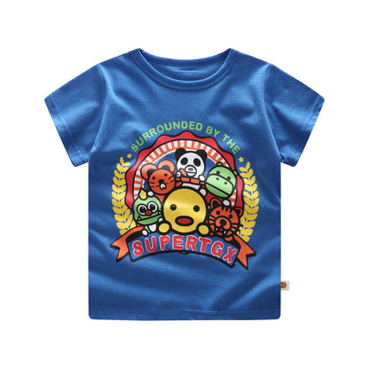 Children's Clothing Summer New Boys Short-Sleeved T-shirt ShopWithASmile7.com