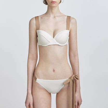 Source Factory New Split Swimsuit Women French Style Small Fragrance Simple Bikini Cross-border Supply