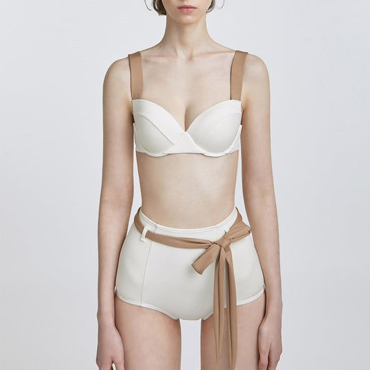 Source Factory New Split Swimsuit Women French Style Small Fragrance Simple Bikini Cross-border Supply