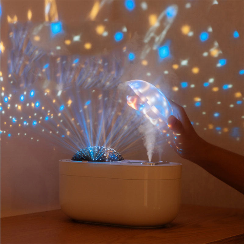 Usb Star Projection Humidifier Creative Double Mist Purifier Mini