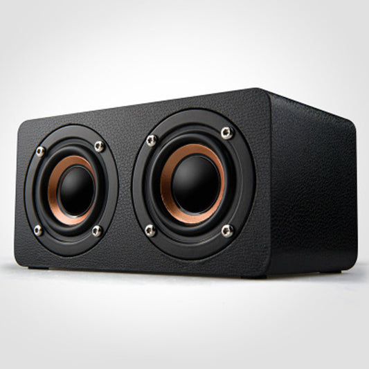 M5 Home Wooden Wireless Bluetooth Small Speaker Phone Computer Desktop Audio ShopWithASmile.com