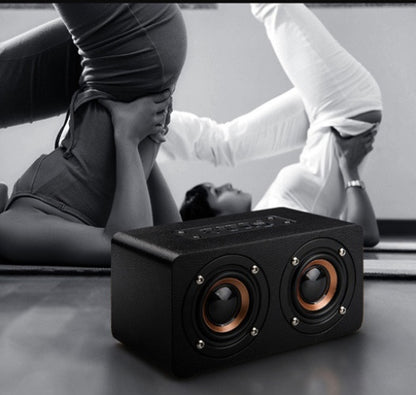 M5 Home Wooden Wireless Bluetooth Small Speaker Phone Computer Desktop Audio ShopWithASmile.com