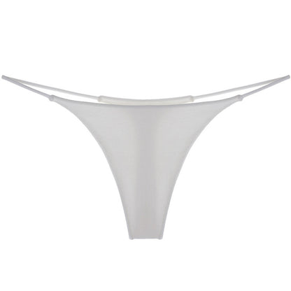 Two-Layer Thin Strap Sexy Thong Low-Rise Double-Layer Bikini