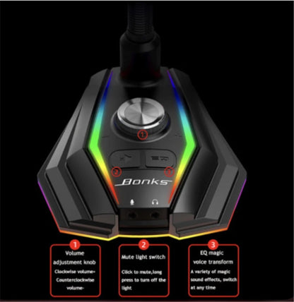 Computer Microphone Usb Wired Microphone Game Capacitor