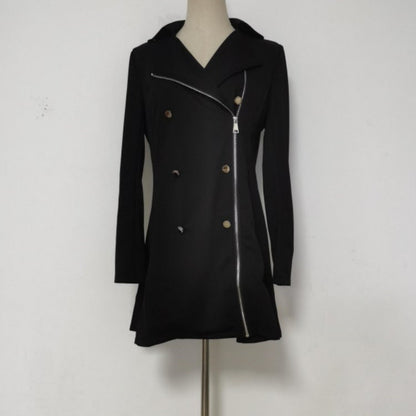 Women's Fashion Slim Fit Slimming Double Breasted Overcoat