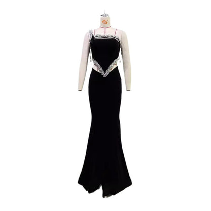 Diamond Band One Shoulder Irregular Dress