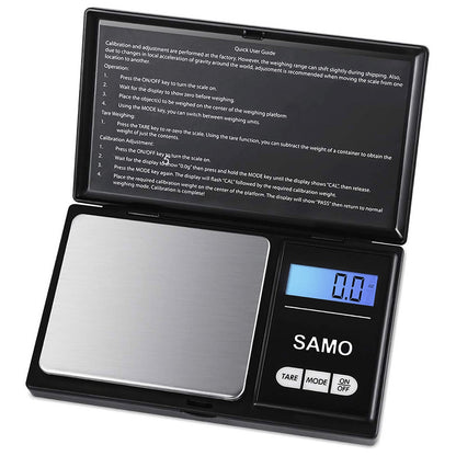 Digital Precision Scale 0.01g to 500g – Pocket Scale, Gold Scale, Jewelry Scale, Mail Scale