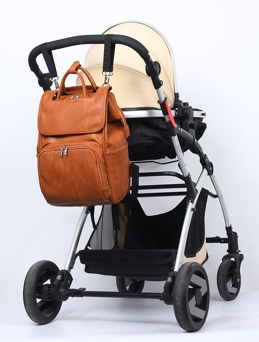 Mommy carries a backpack ShopWithASmile7.com